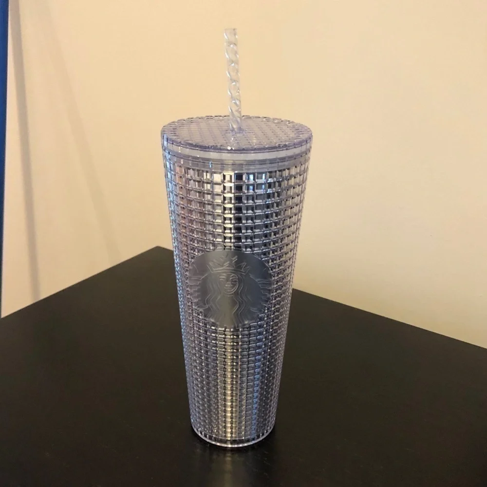 NWT Starbucks Platinum Disco Studded Tumbler